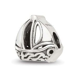 925 Sterling Silver Travel Theme Reflections Sailboat Bead